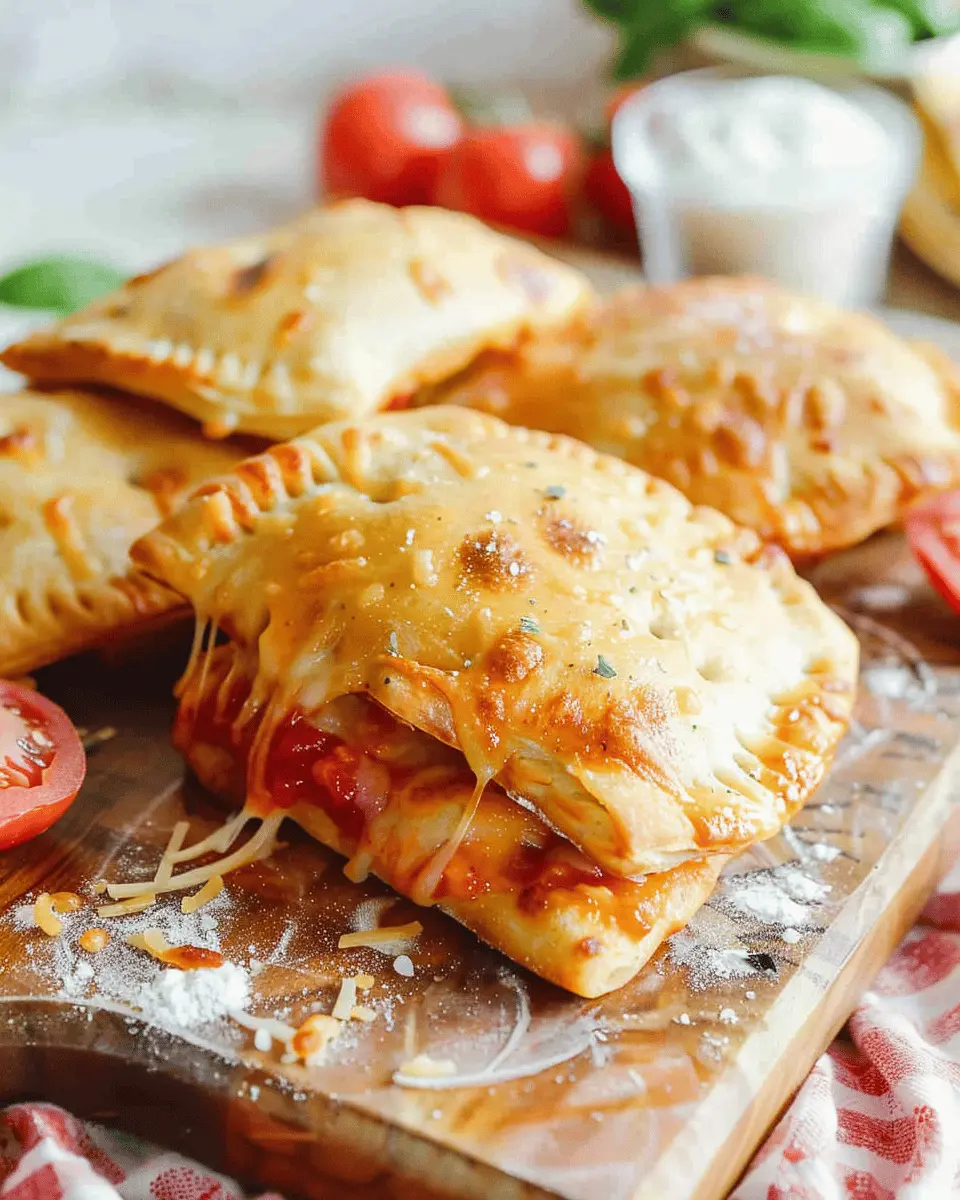 Homemade Pizza Pockets: Easy Turkey Bacon and Chicken Ham Delight