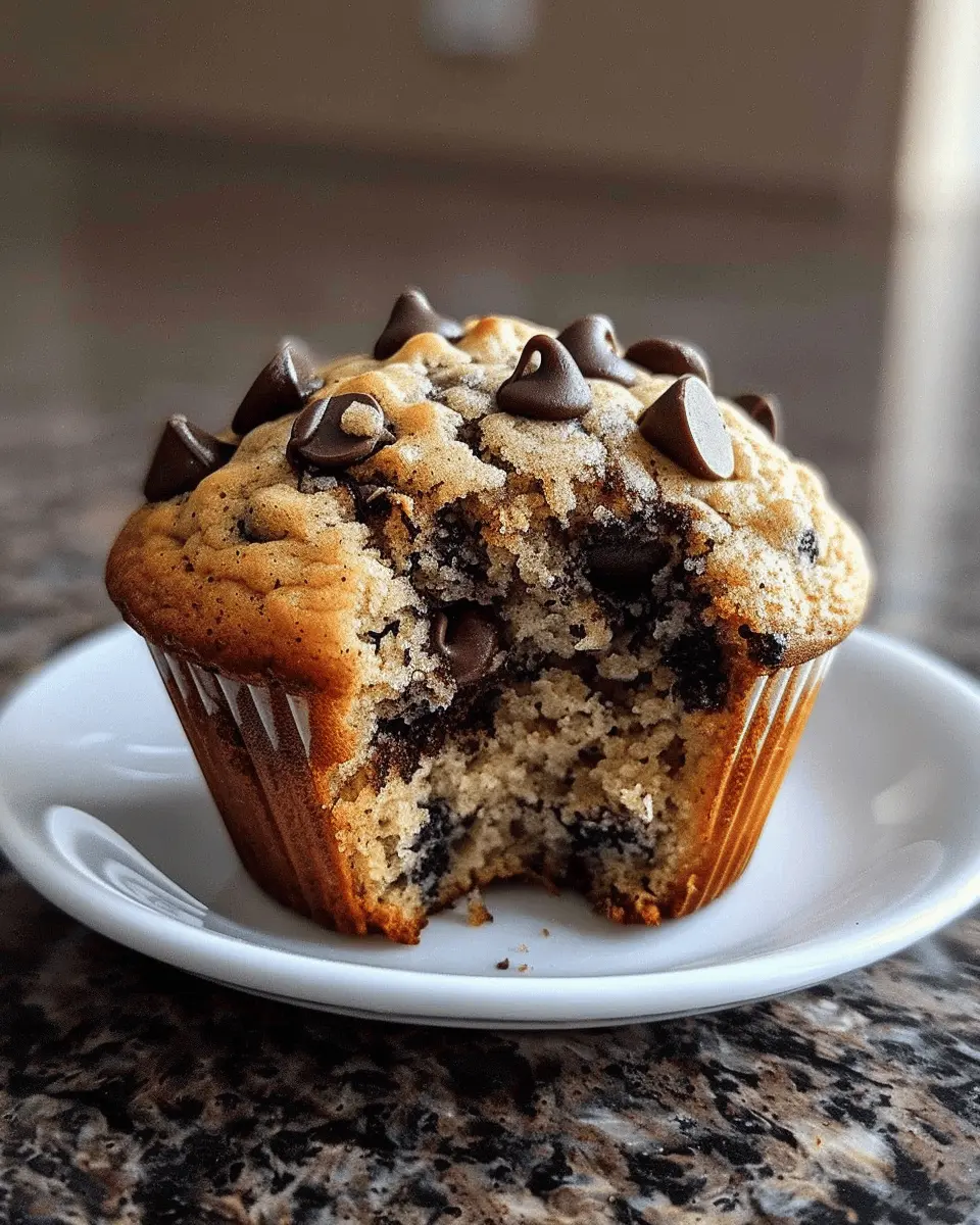 Amazing Chocolate Chip Banana Muffins: The Easy 1-Bowl Wonder