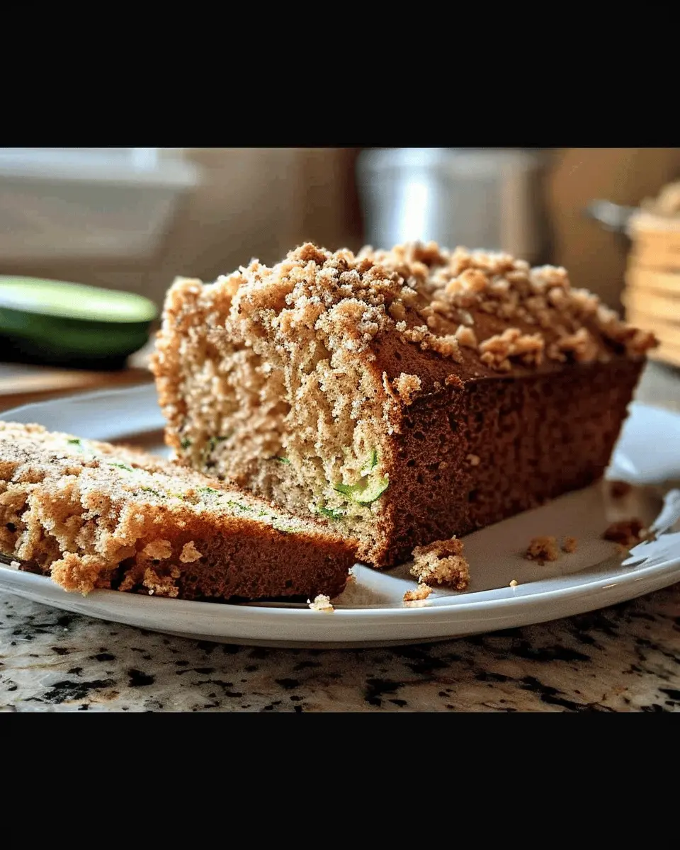 Cinnamon Streusel Topped Zucchini Bread: A Delicious Bakery Style Loaf