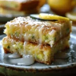 Amazing Secret in 1 Delicious Lemon Zucchini Bars with Glaze