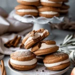 Apple Cider Whoopie Pies – Soft Spiced Cookies With Creamy Filling For Fall