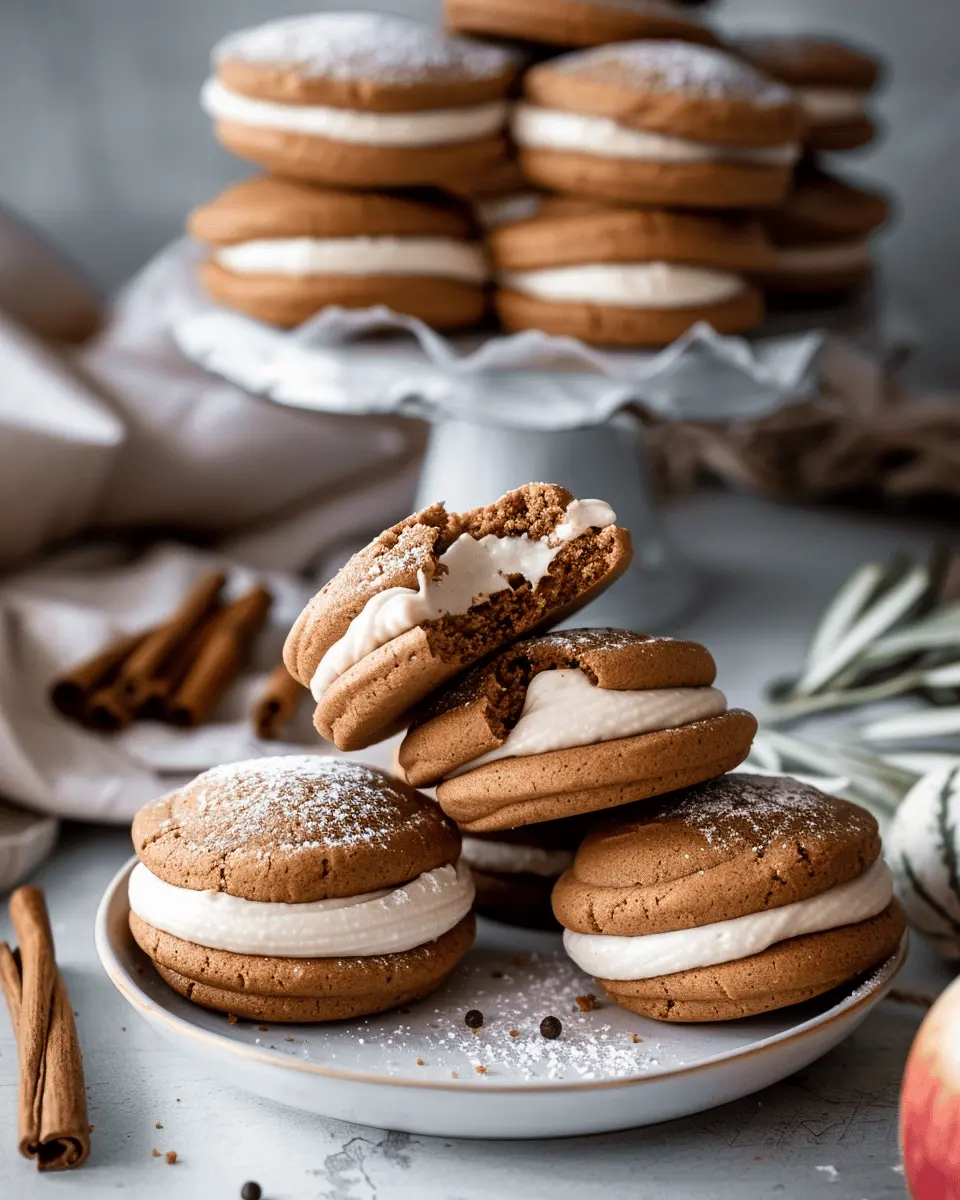 Apple Cider Whoopie Pies – Indulgent Soft Spiced Cookies for Fall