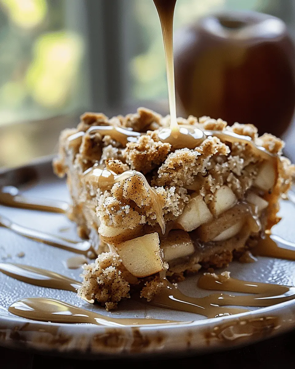 Apple Crumb Cake with Cinnamon Apple Drizzle: Best Homemade Delight