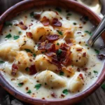 Bacon Cheddar Gnocchi Soup – A Rich and Creamy Comfort Meal
