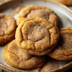 Chewy Pumpkin Snickerdoodle Cookies