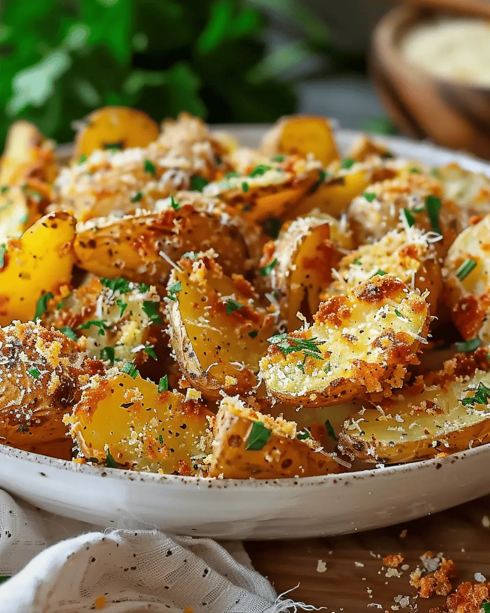 Crispy Crunchy Parmesan Potatoes: The Best Comfort Food Recipe
