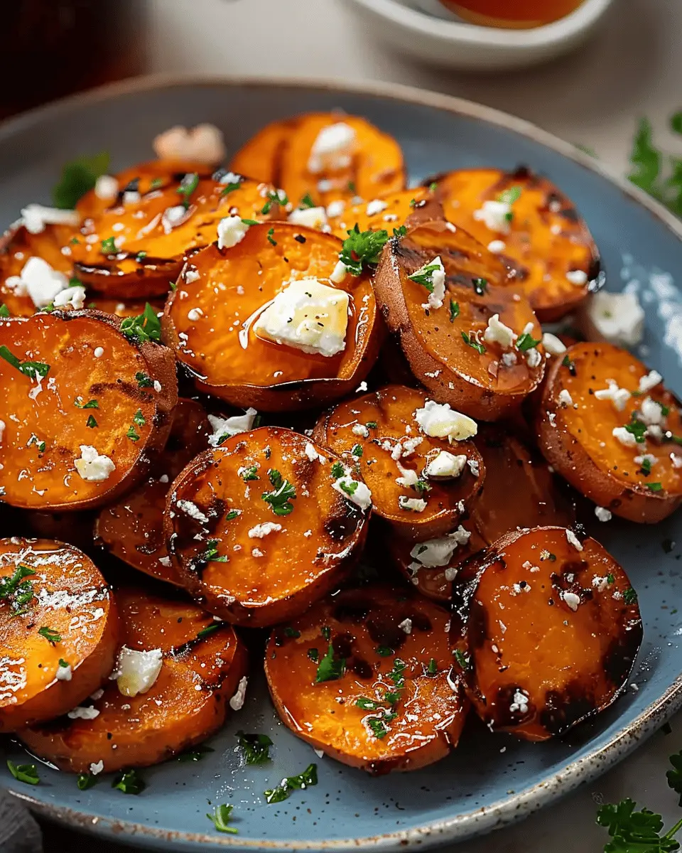 Honey Feta Sweet Potato Rounds: Easy Recipe for Any Meal