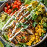 Healthy Chicken Taco Bowls
