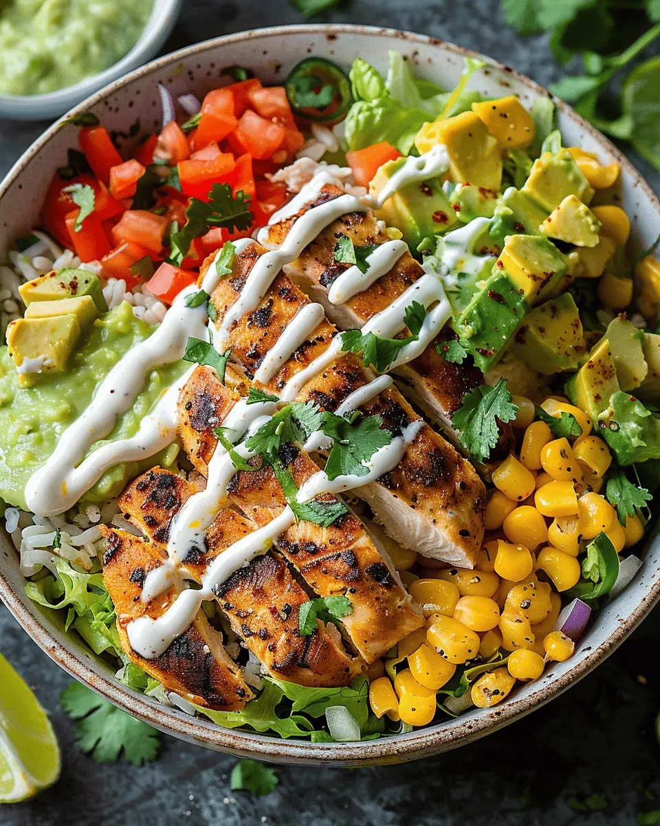 Healthy Chicken Taco Bowls: Easy and Flavorful Weeknight Dinner