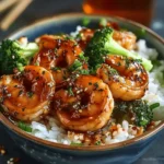 Honey Garlic Shrimp Bowls