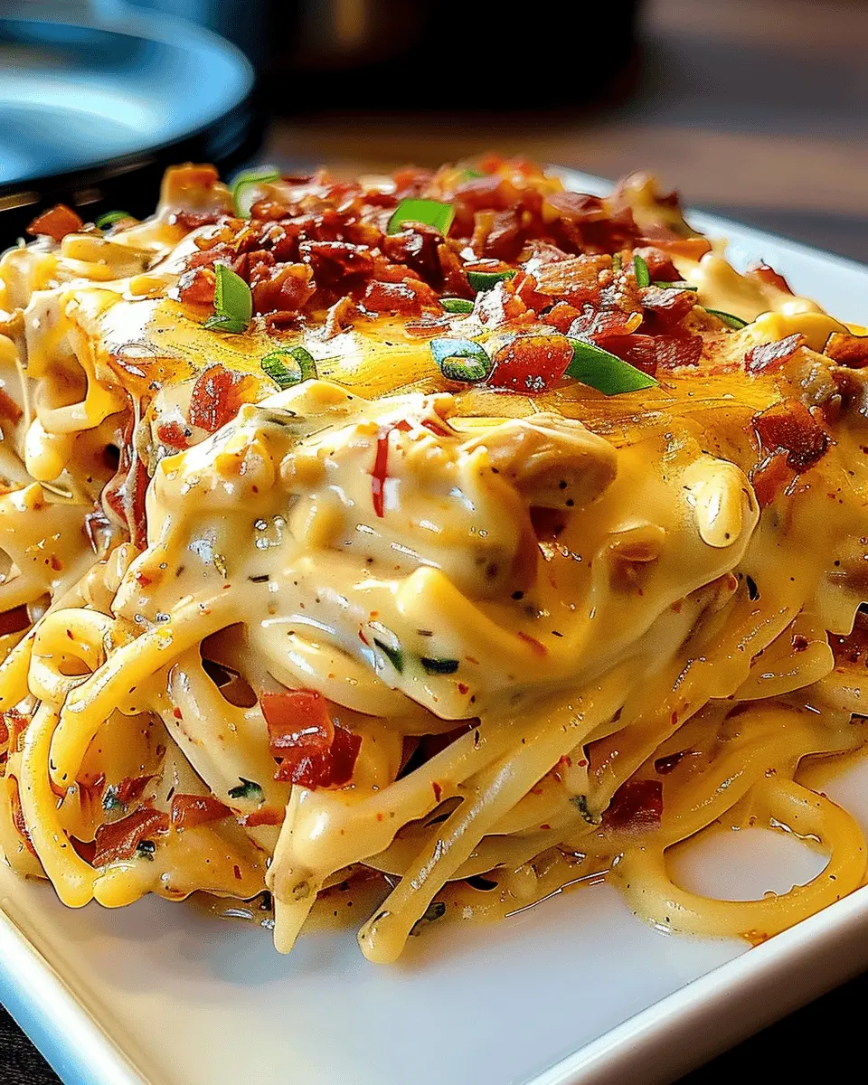 Irresistible Spicy Southern Cheesy Chicken Spaghetti Casserole to Brighten Your Dinner