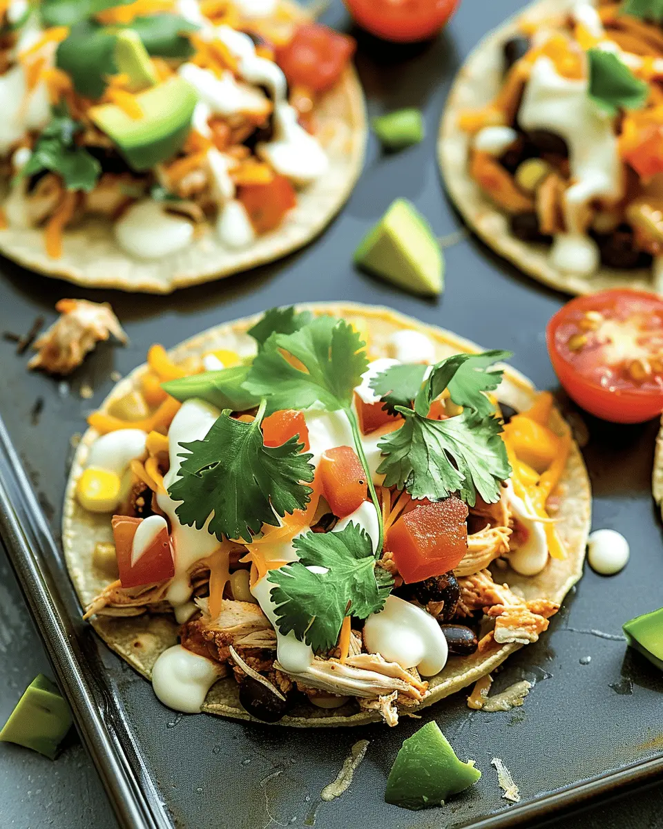Mexican Rotisserie Chicken Tostadas: Easy & Delicious Family Feast
