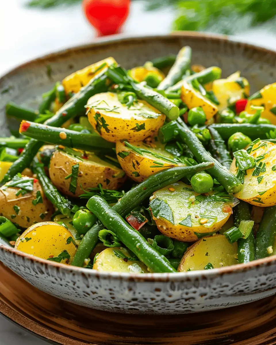 Quick Green Bean Potato Salad with Turkey Bacon: A Fresh Twist