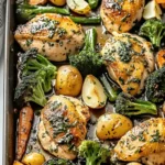 Sheet Pan Garlic Butter Chicken and Veggies