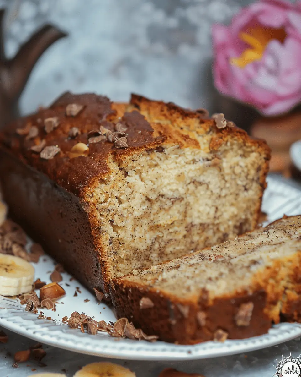 Super moist banana bread that’s delightfully easy to make