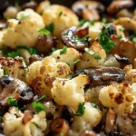 Garlic Cauliflower Mushroom Skillet: Quick & Delicious Dish