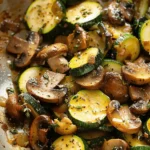 Skillet Zucchini and Mushrooms