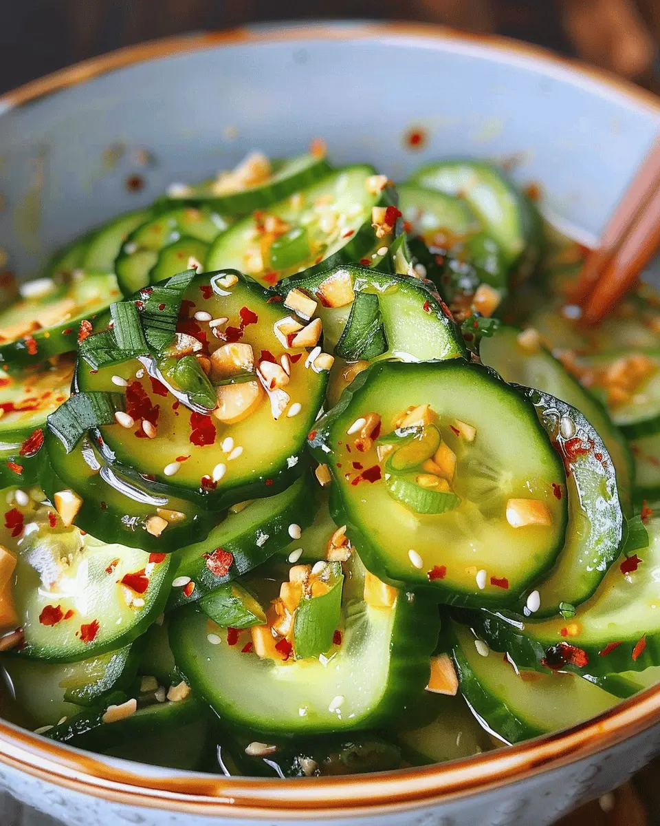 Easy Asian Cucumber Salad: Refreshing Crunch for Any Meal