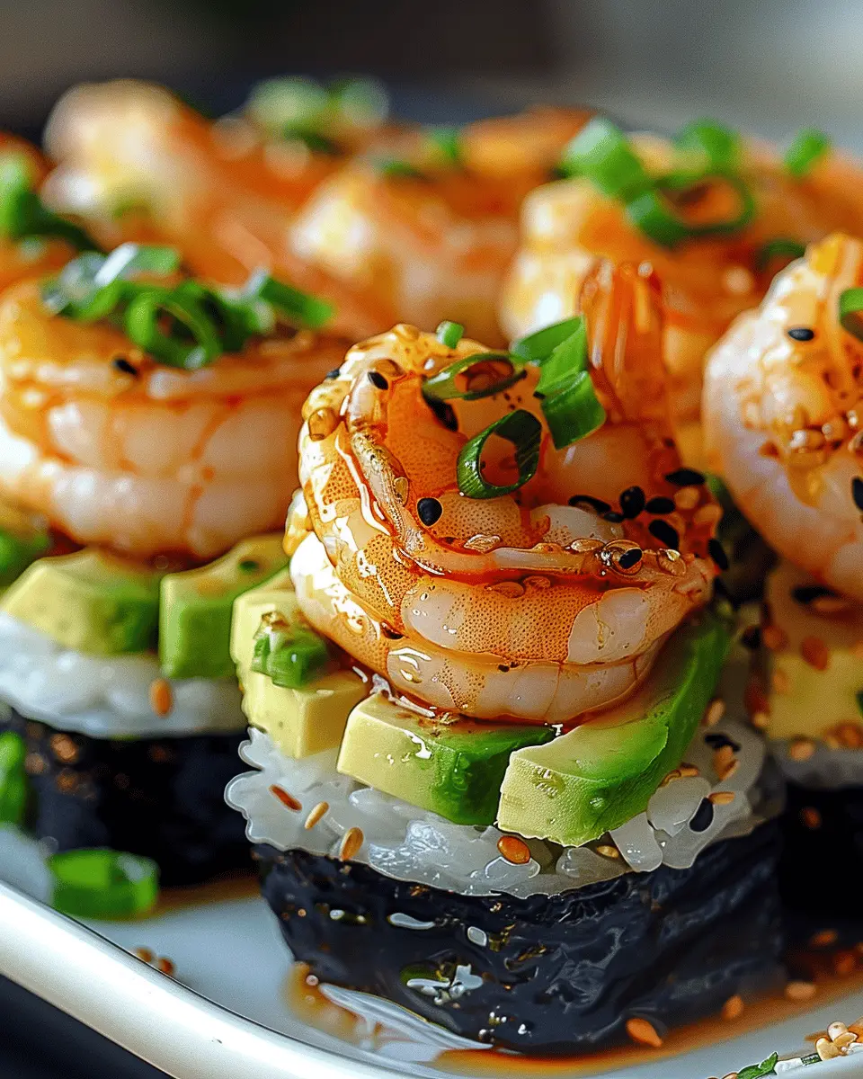 Spicy Shrimp Sushi Stacks: Easy, Flavorful, and Homemade Delights