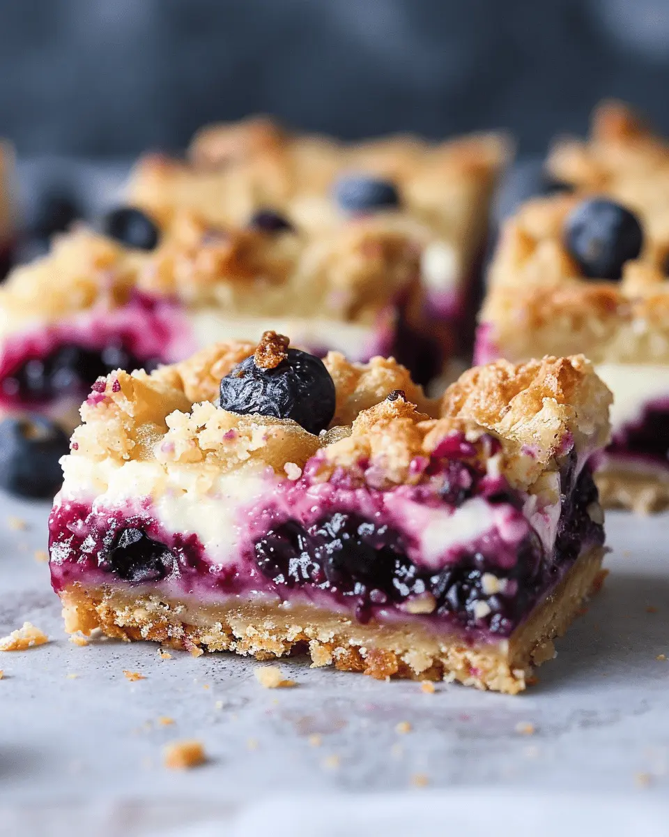 Blueberry Cream Cheese Bars: Easy, Indulgent Treats for Everyone