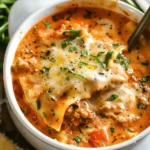 Easy Creamy Lasagna Soup