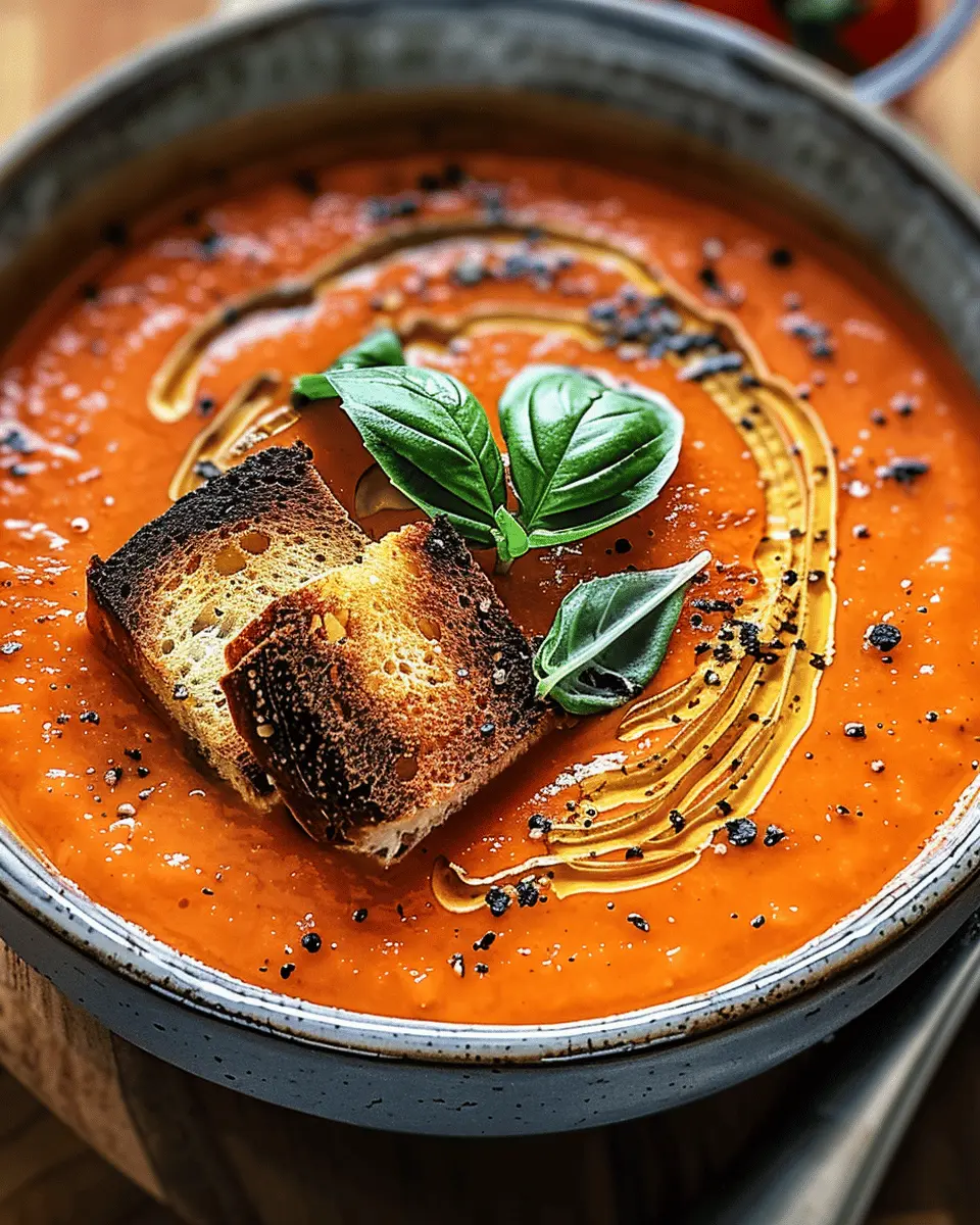 Gordon Ramsay’s Roasted Tomato Soup – Rich, Creamy & Indulgent Delight