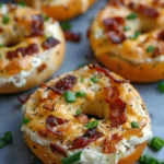 Zesty Bacon Cream Cheese Bagels