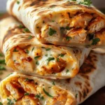 Ooey-Gooey Cheesy Garlic Chicken Wraps You’ll Devour
