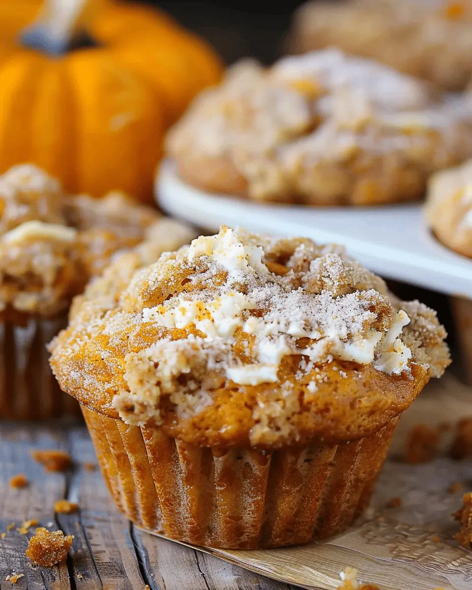 Pumpkin Cream Cheese Muffins