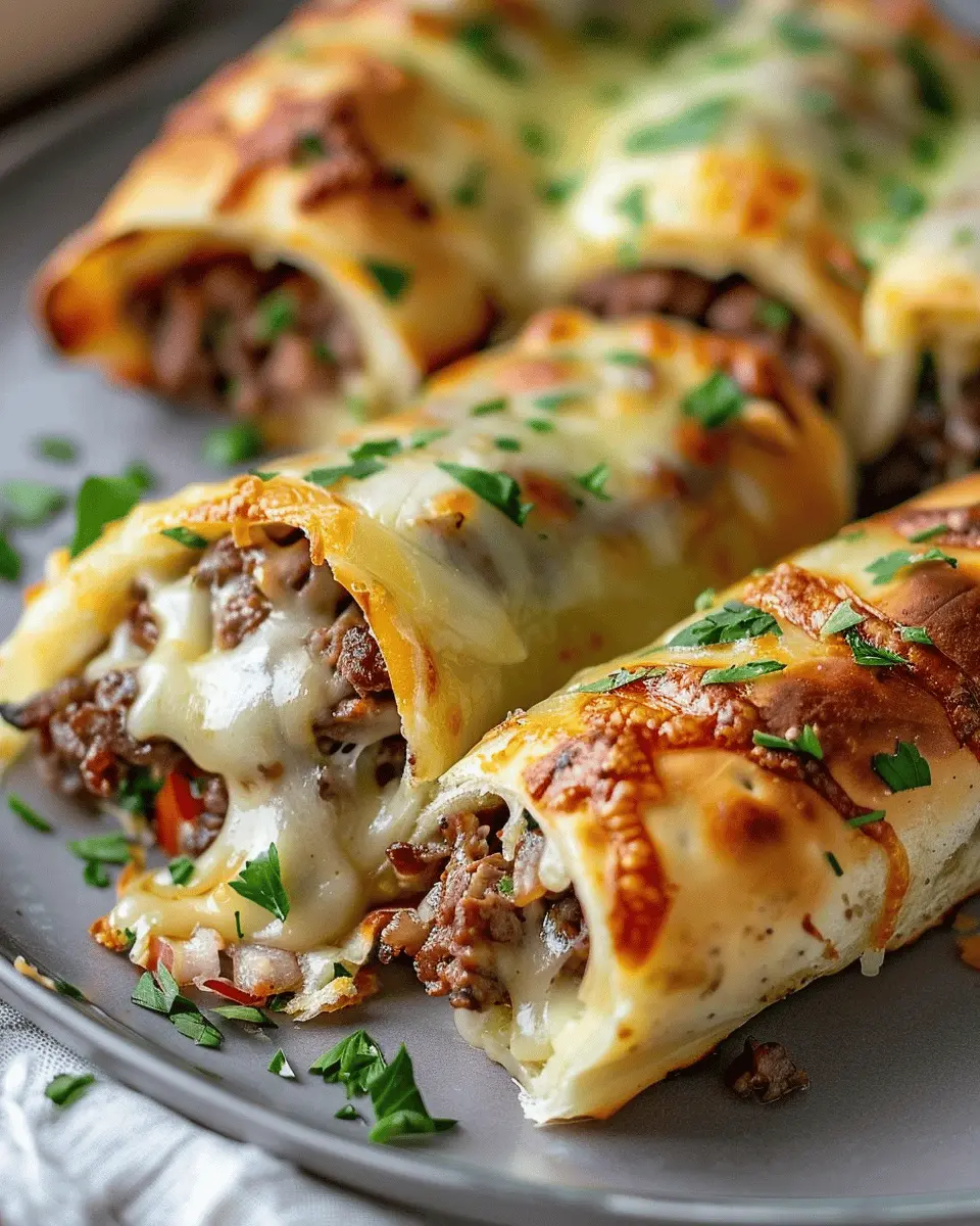 Keto Philly Cheesesteak Rolls – Easy Turkey Bacon & Chicken Ham Delight