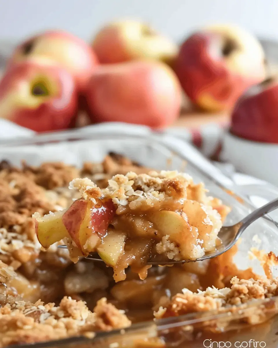 Apple Dump Cake from Scratch- fresh apples, no cake mix!