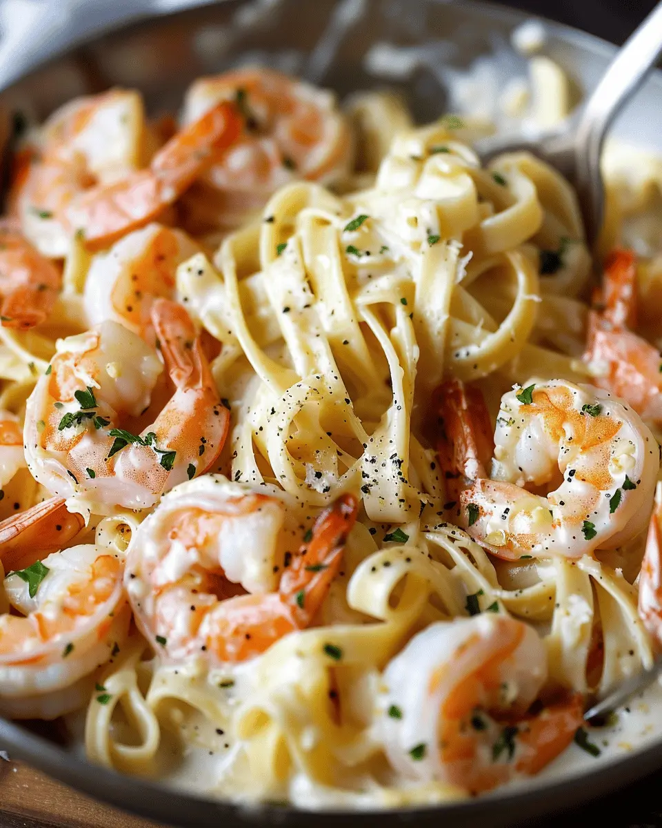 Shrimp Fettuccine Alfredo