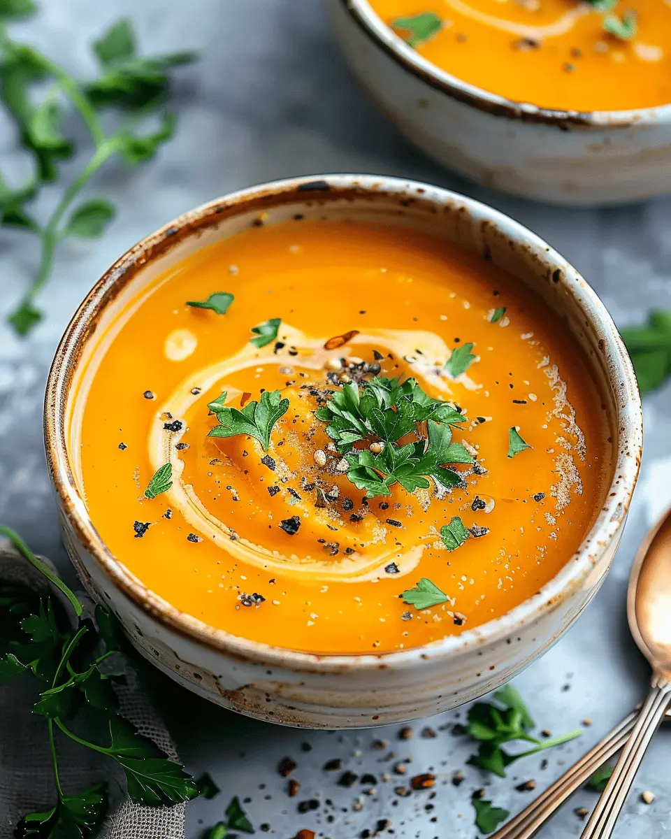 Spicy Butternut Squash and Sweet Potato Soup: A Cozy Delight