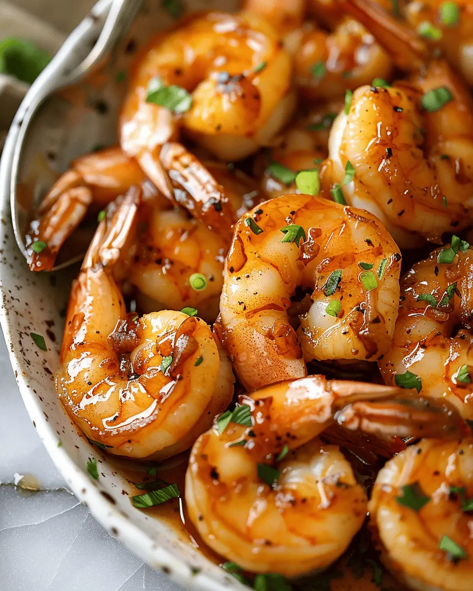 10 Minute Honey Garlic Shrimp