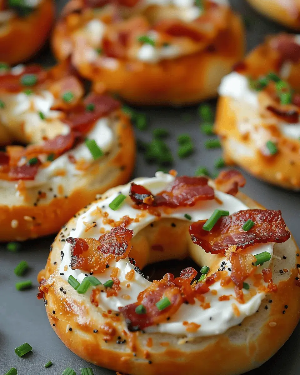 Zesty Turkey Bacon Cream Cheese Bagels for a Delicious Breakfast