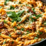 Vegan Creamy Sun Dried Tomato Pasta Recipe