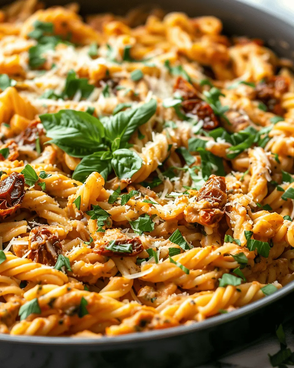 Vegan Creamy Sun Dried Tomato Pasta Recipe: Easy & Delightful Dinner