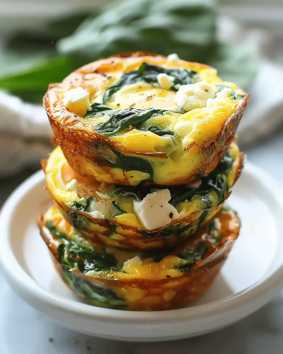 Quick Healthy Egg Muffins: Delicious Spinach and Turkey Bacon Recipe
