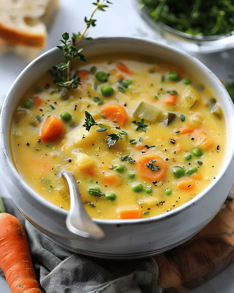 One-Pot Creamy Vegetable Soup: Easy Comfort Food Delight