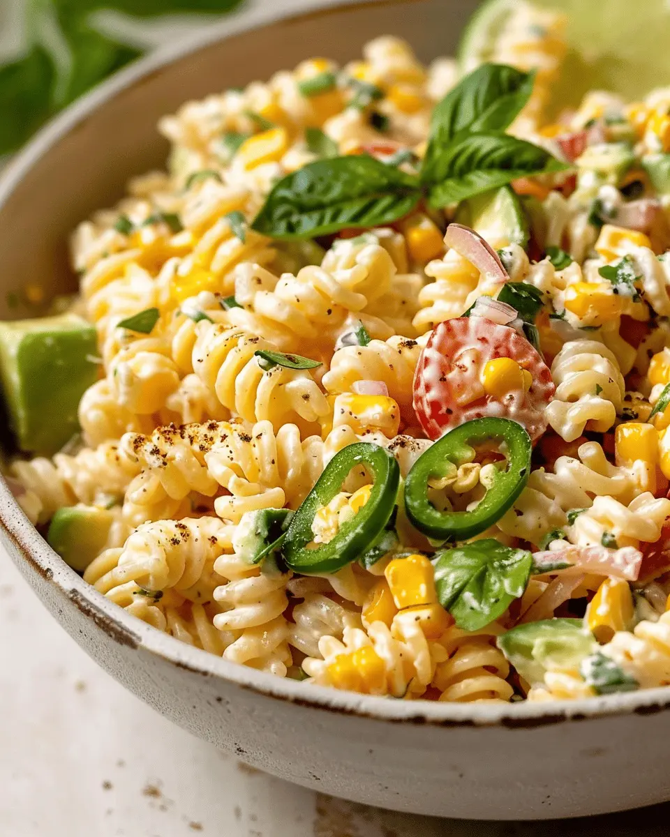 Creamy Street Corn Pasta Salad: Easy and Indulgent Summer Delight