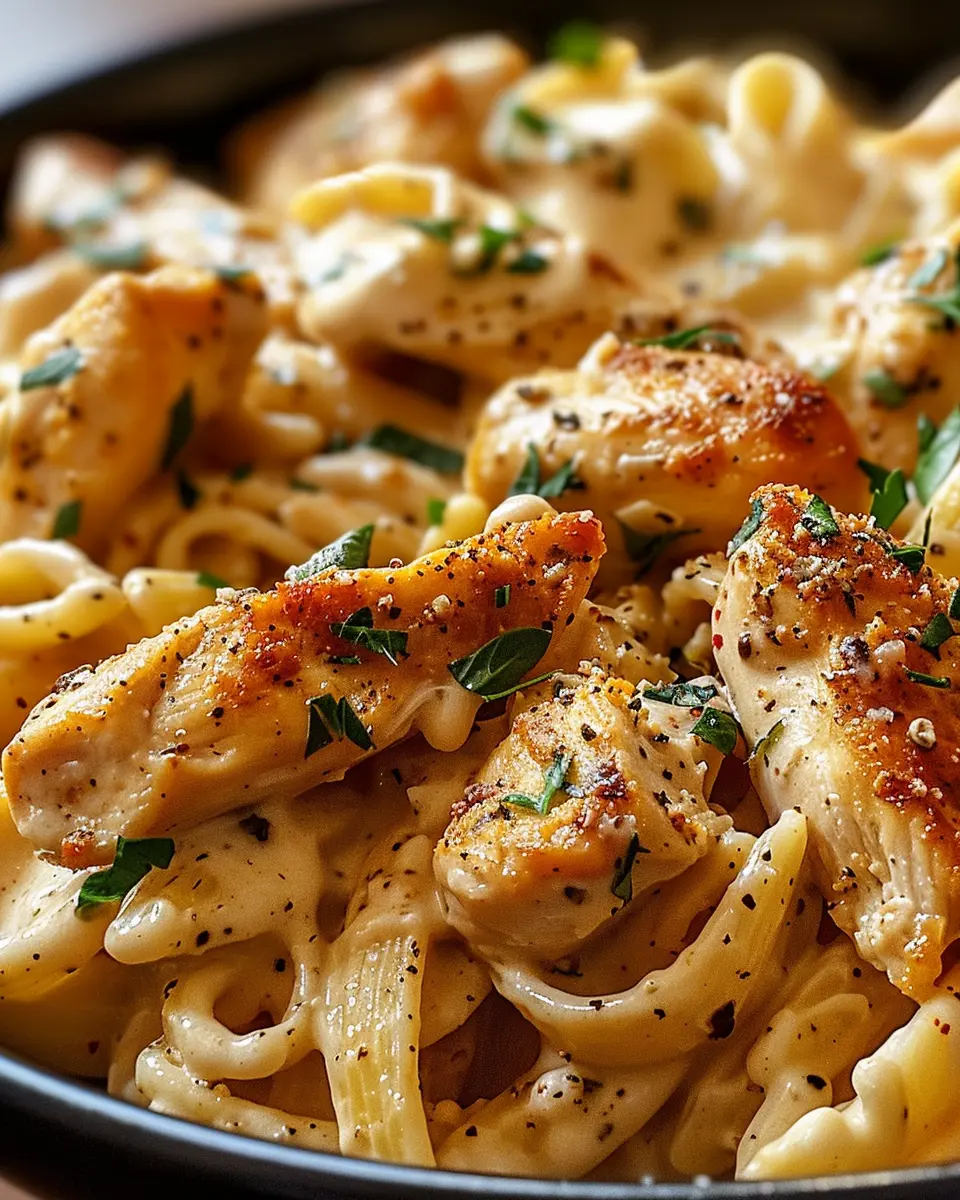 Creamy Cajun Chicken Pasta: Indulgent Recipe with Turkey Bacon