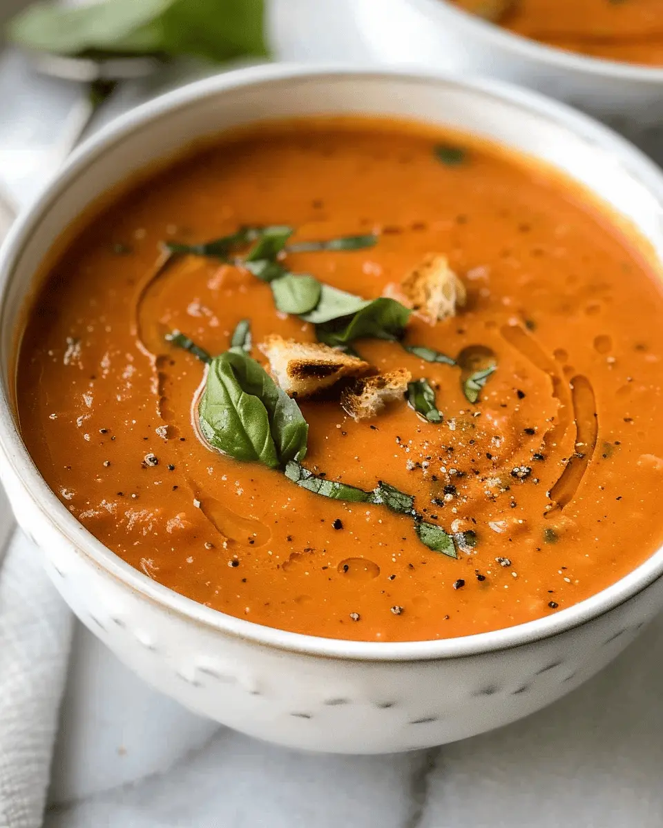 Creamy Tomato Basil Soup