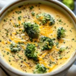 Crockpot Broccoli Cheese Soup