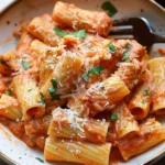 Creamy Tomato Rigatoni Pasta