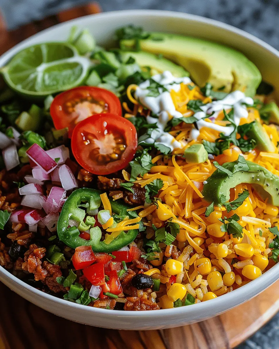 Master the Flavor: Perfect Your Indulgent Taco Rice Bowl Tonight