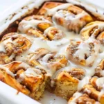 Pumpkin Cinnamon Roll Bake