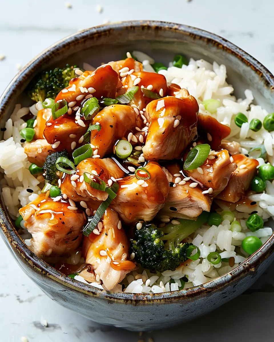 Honey Garlic Chicken Rice Bowl: A Deliciously Easy Weeknight Meal