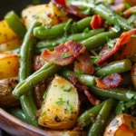 Country Ranch Green Beans and Potatoes with Bacon Recipe