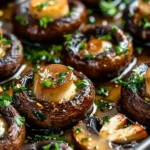 Honey and Garlic Roasted Mushrooms Recipe