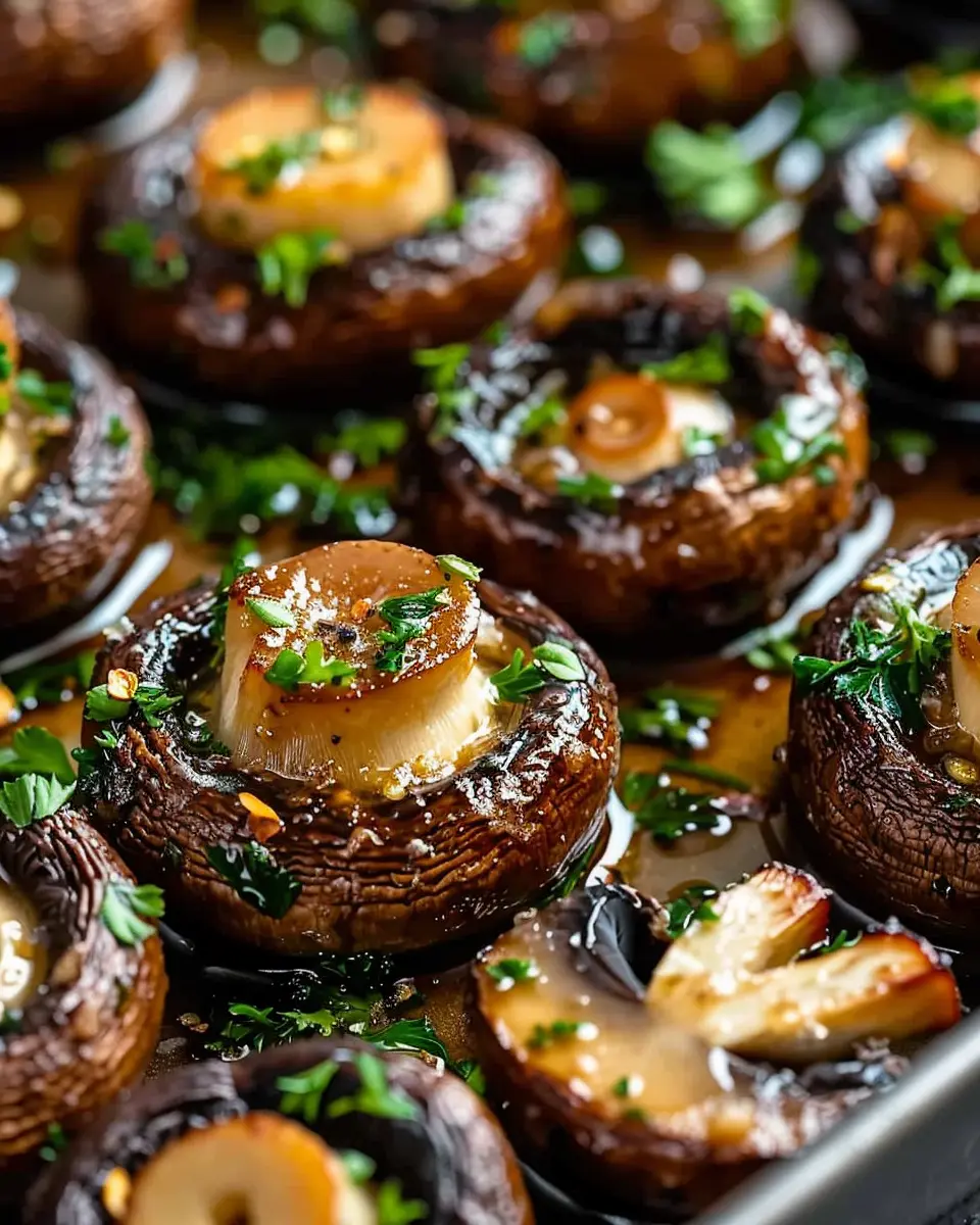 Honey and Garlic Roasted Mushrooms Recipe: Easy and Flavorful Delight